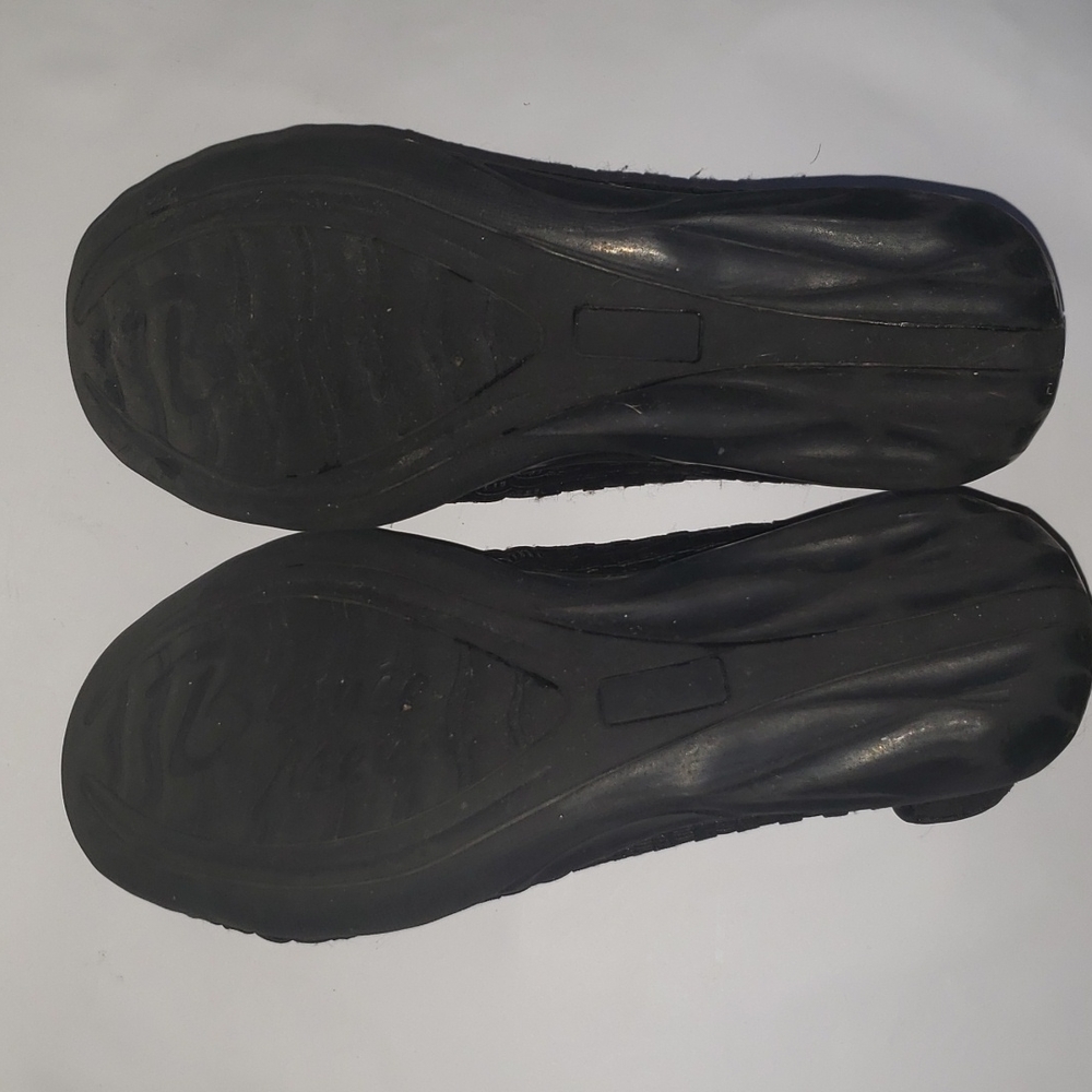 BM Bernie Mev Black Woven Round Toe Flat Slip On - Picture 7 of 11